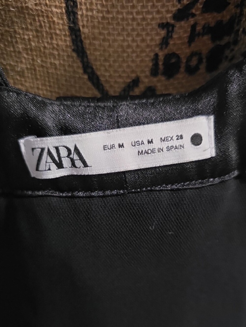 Zara Black Backless Mini Dress with Oversized Bow - Picture 8 of 8